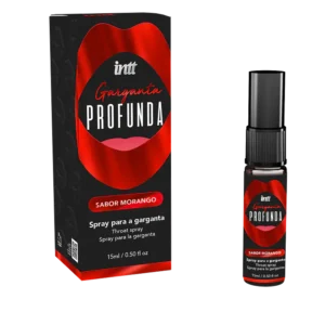 Gel Sexo Oral Garganta Profunda INTT Frutilla – 15 ml