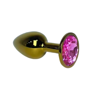 Plug Anal Metalizado Joya Rosado S