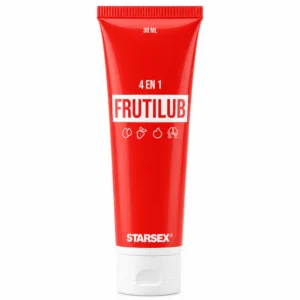 Lubricante Íntimo Híbrido Starsex Fruti Lub Frutilla con Efecto Calor
